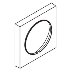Hansgrohe AXOR Citterio Verlängerung, 172x172mm, 22mm, Chrom... HANSGROHE-97407000 4011097532073 (Abb. 1)
