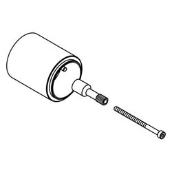 Hansgrohe AXOR ShowerSolutions Verlängerung Set 25mm für Thermostatmodul, Chrom... HANSGROHE-10790000 4011097625683 (Abb. 1)
