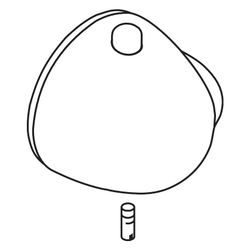 Hansgrohe AXOR Griff für Allegroh Novo Thermostat, Edelmatt, 36391880... HANSGROHE-36391880 4011097233444 (Abb. 1)