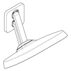 Hansgrohe AXOR ShowerSphere Kopfbrause, 11l/min, 370x220mm, 2jet, beweglichem Braus... HANSGROHE-39745800 4059625637494 (Abb. 1)
