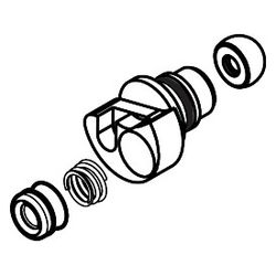 Hansgrohe AXOR Verteiler für Montreux Wannenarmatur, Aufputz, 98591000... HANSGROHE-98591000 4011097563350 (Abb. 1)