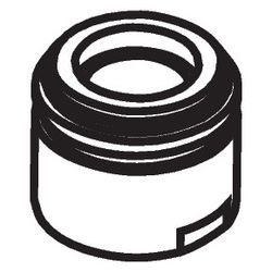 Hansgrohe AXOR Luftsprudler für Steel 2 Waschtischmischer, M18x1, 7l/min, Edelstahl... HANSGROHE-96683800 4011097462615 (Abb. 1)