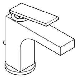 Hansgrohe AXOR Citterio Einhebel-Waschtischmischer 90mm, 5l/min, Hebel-Grifffür HWB... HANSGROHE-39022140 4059625373958 (Abb. 1)