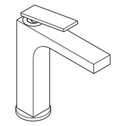 Hansgrohe AXOR Citterio Einhebel-Waschtischmischer 160mm, 5l/min, Hebelgriff, Ablau... HANSGROHE-39081950 4059625374436 (Abb. 1)