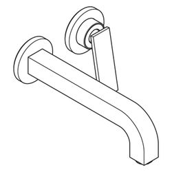 Hansgrohe AXOR Citterio Einhebel-Waschtischmischer UP 5l/min für Wandm., Hebelgriff... HANSGROHE-39181000 4059625358719 (Abb. 1)
