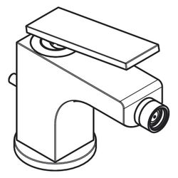 Hansgrohe AXOR Citterio Einhebel-Bidetmischer, 7,2l/min, Hebelgriff, Zugstangen-Abl... HANSGROHE-39201990 4059625373712 (Abb. 1)