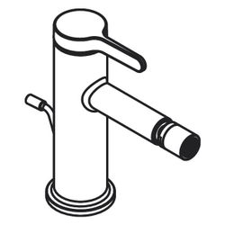 Hansgrohe AXOR One Einhebel-Bidetmischer, 5l/min, Zugstangen-Ablaufgarnitur, Edelst... HANSGROHE-48210800 4059625372180 (Abb. 1)