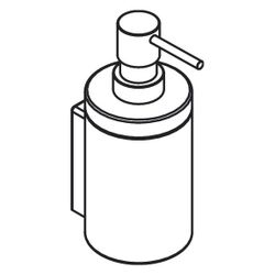 Hansgrohe AXOR Universal Circular Lotionspender, 300ml, 2ml Dosiermenge, Brushed Re... HANSGROHE-42810310 4059625388525 (Abb. 1)