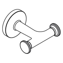 Hansgrohe AXOR Universal Circular Handtuchhaken doppelt, 55x83mm, Chrom... HANSGROHE-42812000 4059625367315 (Abb. 1)