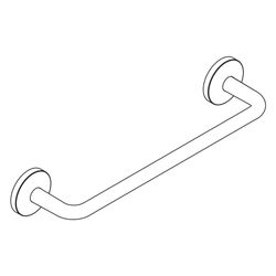 Hansgrohe AXOR Universal Circular Haltestange, 355mm, Metall, Mattschwarz... HANSGROHE-42813670 4059625367445 (Abb. 1)