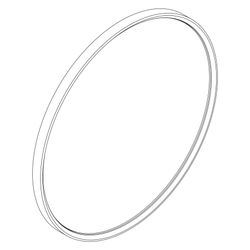 Hansgrohe AXOR Universal Circular Wandspiegel, 600x600x30mm, Mattschwarz... HANSGROHE-42848670 4059625368473 (Abb. 1)