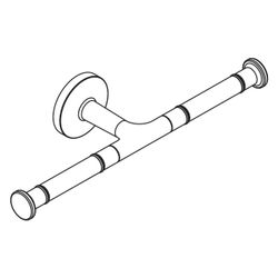Hansgrohe AXOR Universal Circular Toilettenpapierhalter doppelt, Wandmontage, Brush... HANSGROHE-42857950 4059625387917 (Abb. 1)