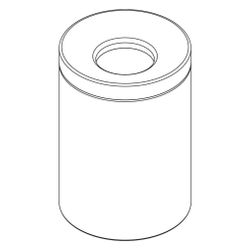 Hansgrohe AXOR Universal Circular Abfalleimer, 5L, 267x180x180mm, Chrom... HANSGROHE-42872000 4059625367735 (Abb. 1)