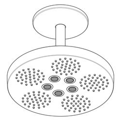 Hansgrohe AXOR One Kopfbrause 280mm, 18,1l/min, 2jet, Deckenanschluss, Brushed Nick... HANSGROHE-48494820 4059625369791 (Abb. 1)