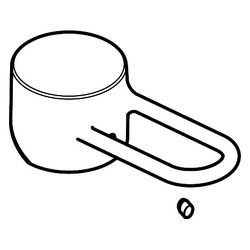 Axor Bügelgriff Uno, Chrom... HANSGROHE-38091000 4011097371597 (Abb. 1)
