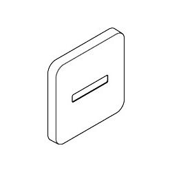 Hansgrohe Rosette softsquare für AXOR ShowerSolutions, Metall, Wandmontage, Chrom... HANSGROHE-35214000 4059625428733 (Abb. 1)