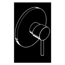 Hansgrohe AXOR Starck Einhebel-Brausemischer Unterputz, 29l/min, Pin-Griff, Brushed... HANSGROHE-10616140 4011097861869 (Abb. 1)