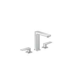 hansgrohe Metropol 3-Loch Waschtischarmatur 160, Chrom mit Hebelgriffen, Push-Open ... HANSGROHE-32515000 4011097835297 (Abb. 1)