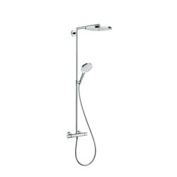 hansgrohe Raindance Select S Showerpipe 240mm 2jet 15l/min mit Thermostat, Weiß/Chr... HANSGROHE-27129400 4011097718125 (Abb. 1)