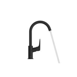 hansgrohe Logis Einhebel-Waschtischmischer 210mm 5l/min Mattschwarz mit Schwenkausl... HANSGROHE-71130670 4059625462034 (Abb. 1)