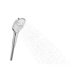 hansgrohe Raindance Select E Handbrause 120mm 3jet 14,4l/min, Weiß/Chrom... HANSGROHE-26520400 4011097706085 (Abb. 1)