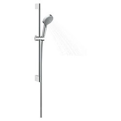 hansgrohe Vernis Blend Brauseset 100mm Vario EcoSmart mit Brausestange Crometta 650... HANSGROHE-26279000 4059625333235 (Abb. 1)