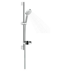 hansgrohe Crometta Brauseset 100mm Vario mit Brausestange 650mm 13,8l/min Seifensch... HANSGROHE-26553400 4011097791975 (Abb. 1)