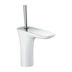 hansgrohe Waschtischmischer PuraVida weiß/chrom mit Zugstange... HANSGROHE-15074400 4011097646732 (Abb. 1)