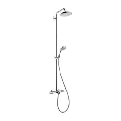 hansgrohe Showerpipe Croma 220 für Wanne chrom mit Thermostat... HANSGROHE-27223000 4011097690162 (Abb. 1)