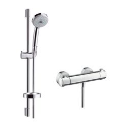 hansgrohe Brausenkombi Croma 100 Multi/Ecostat Comfort und Brausenstange Unica C 65... HANSGROHE-27086000 4011097537573 (Abb. 1)