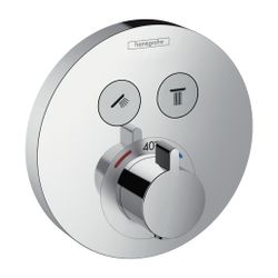 hansgrohe Thermostat Unterputz ShowerSelect S Fertigset 2 Verbraucher chrom... HANSGROHE-15743000 4011097741345 (Abb. 1)