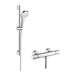 hansgrohe Brausenkombi Croma Select S Vario/Ecostat Comfort Unica Crometta 650mm... HANSGROHE-27013400 4011097745152 (Abb. 1)