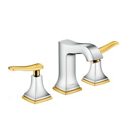 hansgrohe 3-Loch Waschtischarmatur 110 Metropol Classic chrom/gold mit Hebelgriff... HANSGROHE-31330090 4011097802220 (Abb. 1)