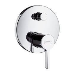 hansgrohe Wannenmischer Unterputz Metris S Fertigset chrom mit Sicherungskombinatio... HANSGROHE-31466000 4011097488554 (Abb. 1)