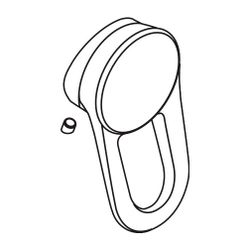 Hansgrohe AXOR Griff komplett für Mondaro Wannen-/Brausenmischer, Chrom, 18092000... HANSGROHE-18092000 4011097508801 (Abb. 1)