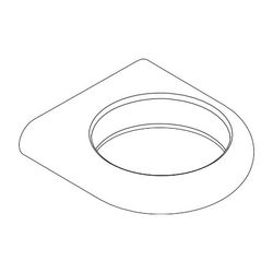 Hansgrohe AXOR Abdeckung für Halteelement, Chrom, 96110000... HANSGROHE-96110000 4011097249636 (Abb. 1)