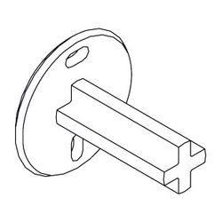 hansgrohe Hakenbefestigung Logo... HANSGROHE-97539000 4011097503806 (Abb. 1)
