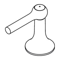 Hansgrohe AXOR Griff für Terrano Warmwasserseite, Chrom, 37295000... HANSGROHE-37295000 4011097462349 (Abb. 1)