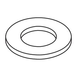 Hansgrohe AXOR Rosette für Terrano 4-Loch Wannenarmatur, Durchmesser 70mm, 96782000... HANSGROHE-96782000 4011097573717 (Abb. 1)