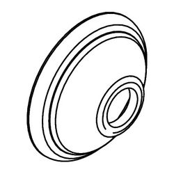 Hansgrohe AXOR Rosette für Montreux Wannenarmatur/Brausenarmatur, Aufputz Chrom, 98... HANSGROHE-98595000 4011097655741 (Abb. 1)