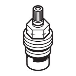 Hansgrohe AXOR Absperroberteil, DN 15 Keramik links schließend 90 Grad, 96351000... HANSGROHE-96351000 4011097399911 (Abb. 1)