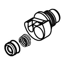Hansgrohe AXOR Verteiler für Montreux Wannenarmatur, Aufputz, 98591000... HANSGROHE-98591000 4011097563350 (Abb. 1)