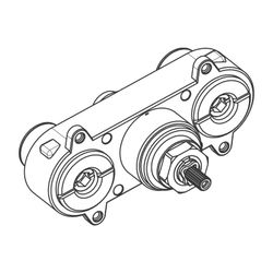 Hansgrohe Funktionsblock komplett BTC, 98504000... HANSGROHE-98504000 4011097596532 (Abb. 1)