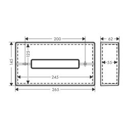 hansgrohe Kosmetiktuchbox AddStoris bronze gebürstet... HANSGROHE-41774140 4059625296615 (Abb. 1)