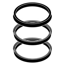 Hansgrohe Dichtungsset für Allegra Küchenmischer, Schwenkauslauf, 96529000... HANSGROHE-96529000 4011097391427 (Abb. 1)
