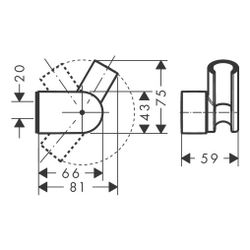 hansgrohe Porter Vario, Chrom... HANSGROHE-28328000 4011097734514 (Abb. 1)