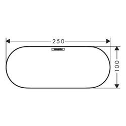 hansgrohe WallStoris Deckel für Ablagekorb, Mattschwarz... HANSGROHE-27925670 4059625352809 (Abb. 1)