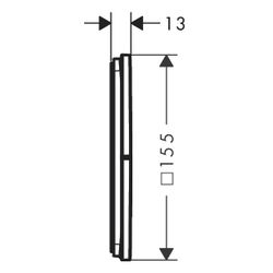 hansgrohe Shower Select Comfort E Ventil Unterputz Bronze gebürstet für 3 Verbrauch... HANSGROHE-15573140 4059625465899 (Abb. 1)