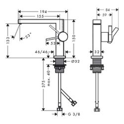 Hansgrohe Tecturis E Einhebel-Waschtischmischer 110mm, 4l/min, Fine CoolStart EcoSm... HANSGROHE-73021340 4059625811146 (Abb. 1)