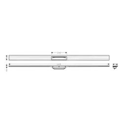 hansgrohe RainDrain Flex Fertigset Duschrinne 1600mm kürzbar, Edelstahl gebürstet z... HANSGROHE-56262800 4059625595688 (Abb. 1)
